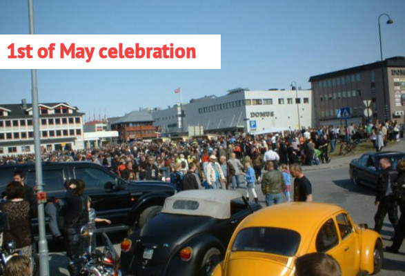 06 mo i rana norway 1st May celebration arbeidernes dag labour day