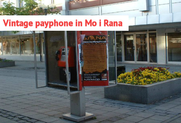 10 mo i rana norway vintage payphone telefonkiosk sjonafestivalen vikafestivalen